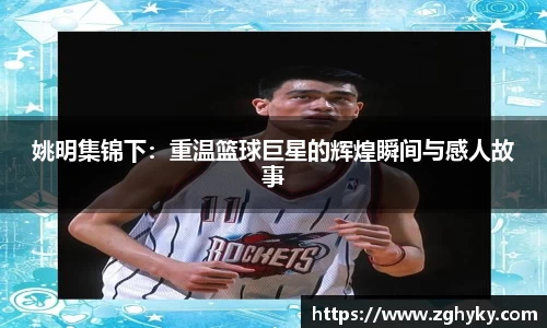 姚明集锦下：重温篮球巨星的辉煌瞬间与感人故事